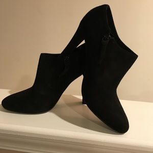 Ralph Lauren Black Suede Bootie