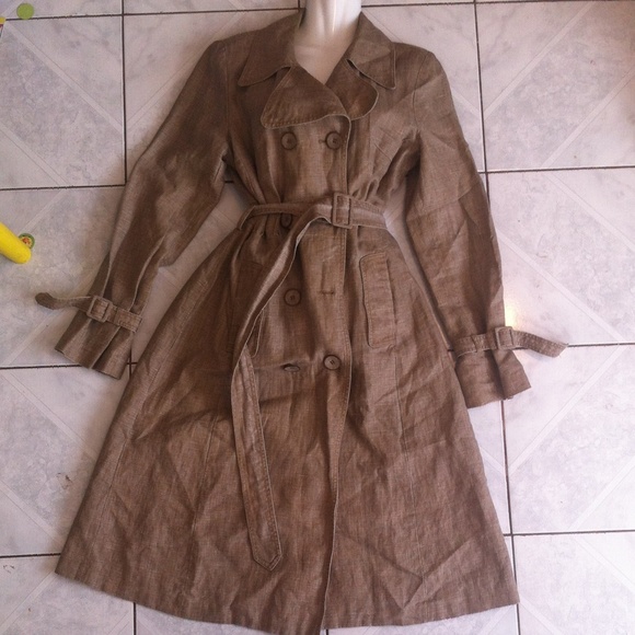 H&M Linen Summer Trenchcoat