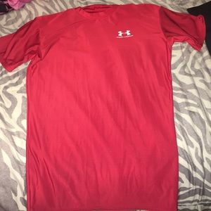 Under armour red shirt
