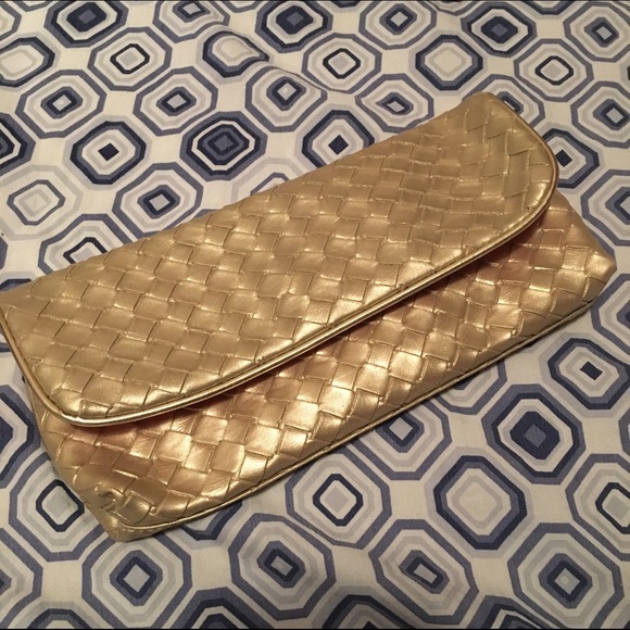 Estée Lauder Gold Clutch / Cosmetics / Travel Case