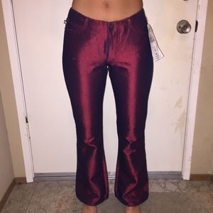 Maroon bellbottoms