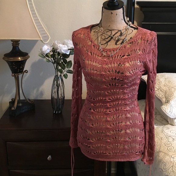 XXI, Boho | Sexy Open Weave Top - Picture 2 of 4