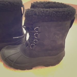 Sorel Badger Black Snow Boots