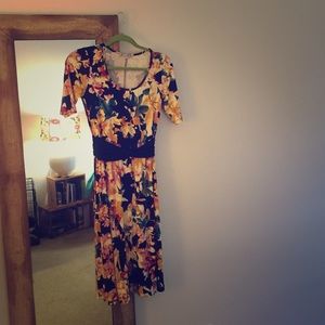 Never worn, multi floral dress