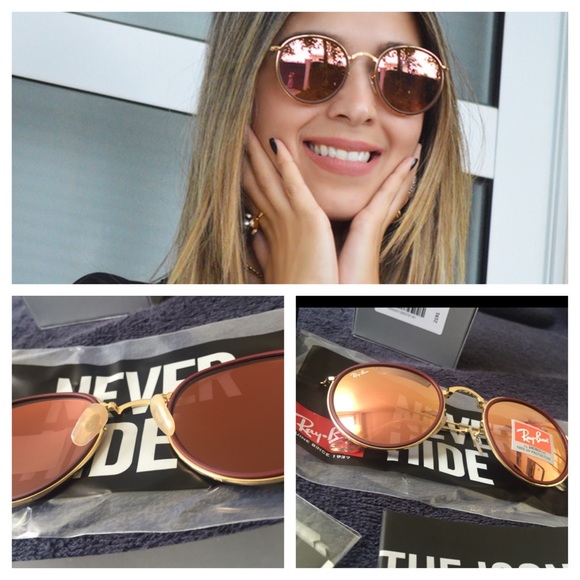 Ray-Ban Accessories - Ray-ban Round Vintage folding flash 3517