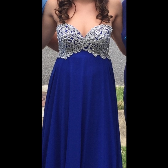 Royal blue Prom dress