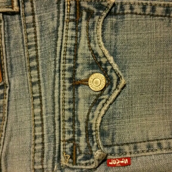 Levi's low flare jeans