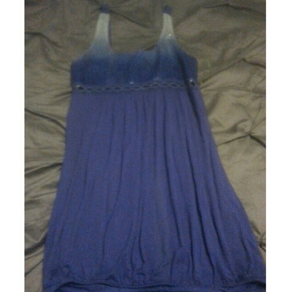 Purple ombre sequined top party dress