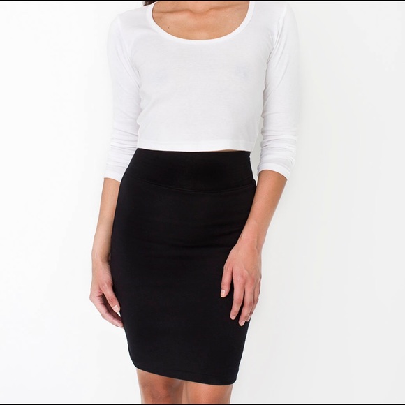 American Apparel, professional knit pencil skirt