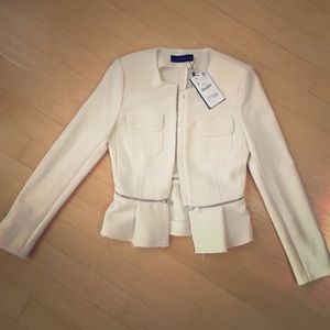 Zara cream blazer