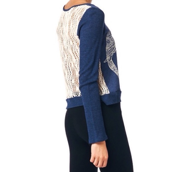 🚨PRICE FIRM Crochet Back Elephant Top - Picture 2 of 4