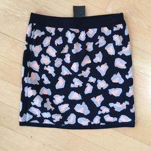 Club Monaco cheetah print skirt