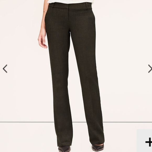 Ann Taylor LOFT Zoe black trousers