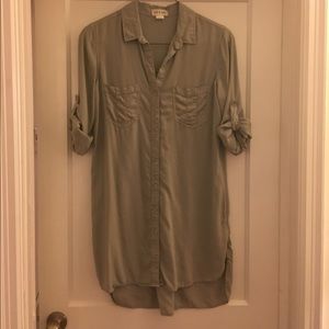 Super soft shirt dress