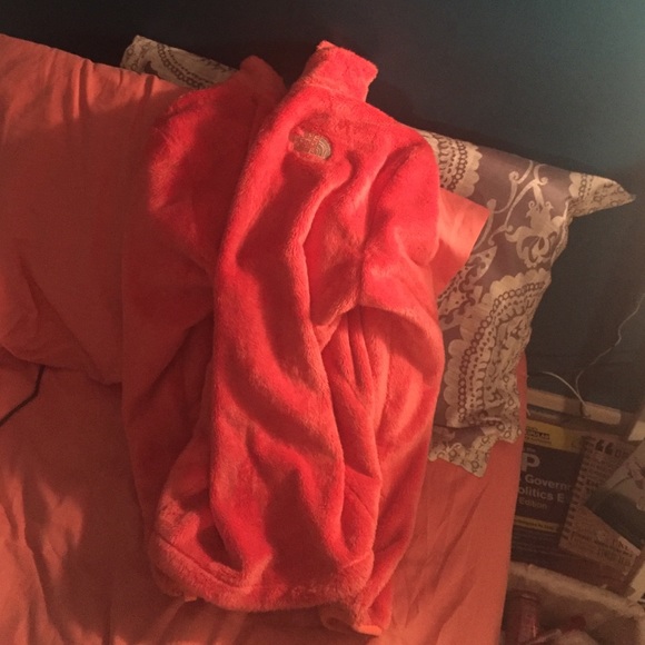 North face orange jacket