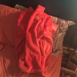 North face orange jacket