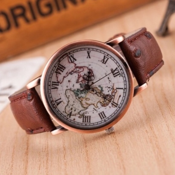 Fashion map watch