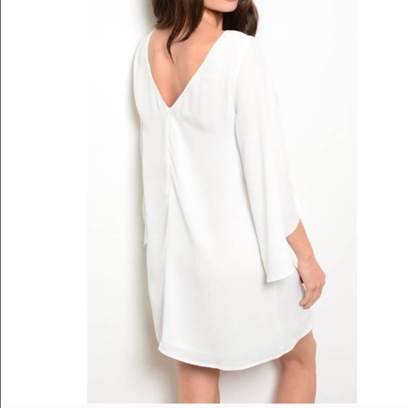 🎀HP🎀 Ivory chiffon dress - Picture 2 of 2