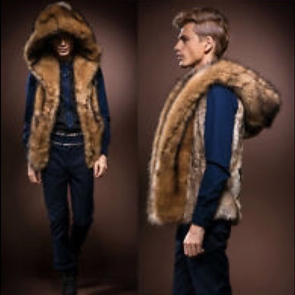 Faux Rabbit fur Vest (sleeve less)