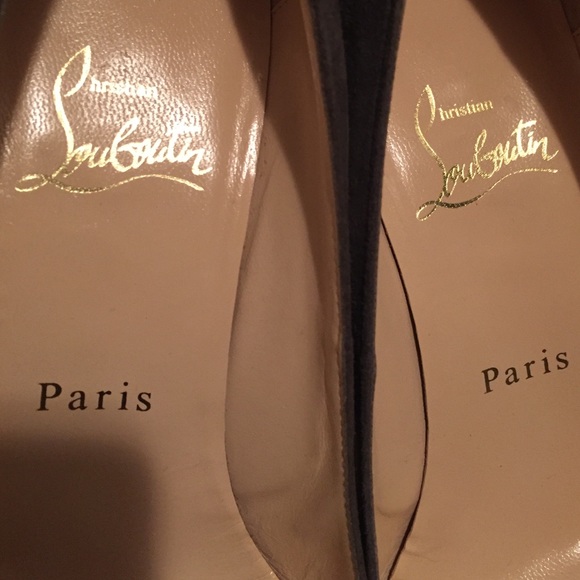 MorePics Christian Louboutin Grey Pumps