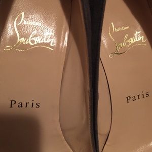 MorePics Christian Louboutin Grey Pumps