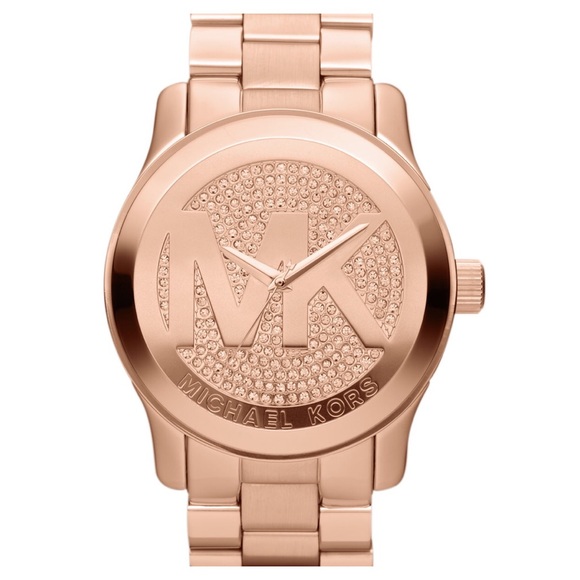 NWT Michael Kors  Runway Rose Gold-Tone MK5661