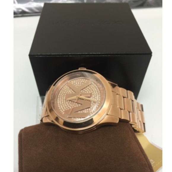 NWT Michael Kors  Runway Rose Gold-Tone MK5661