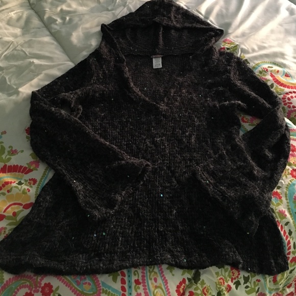 Very pretty, sparkly sweater hoodie