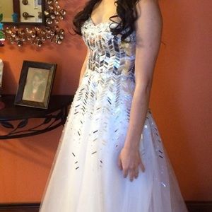 Prom dress white