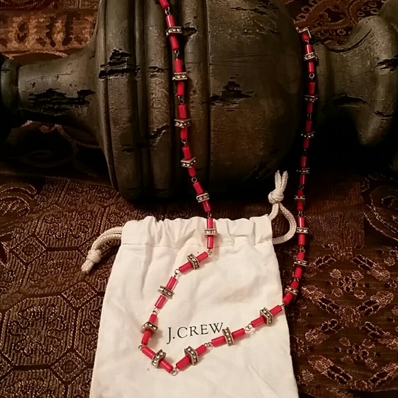 SALE!!! Super Cute J.Crew Red Link Necklace