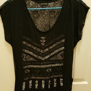 T Shirt with lace back