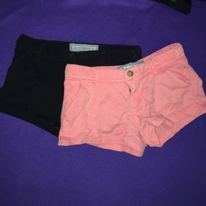 Abercrombie colored shorts bundle!!