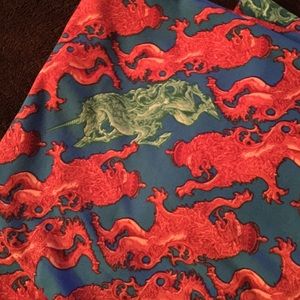 Tall and curvy lularoe leggings. Unicorns and lion