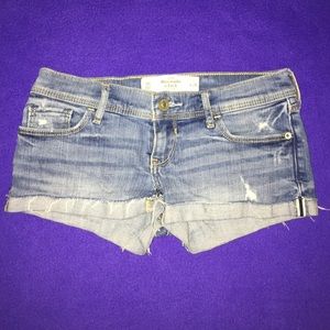 Abercrombie jean shorts
