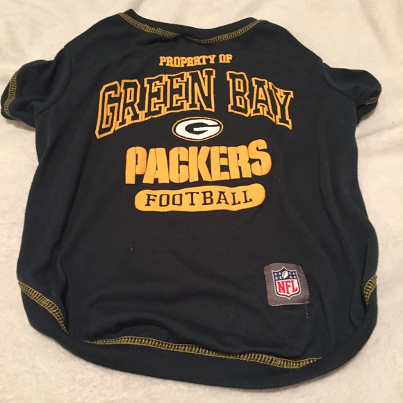 Large Green Bay Packers DOG shirt