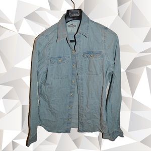 Mens hollister denim shirt ✨