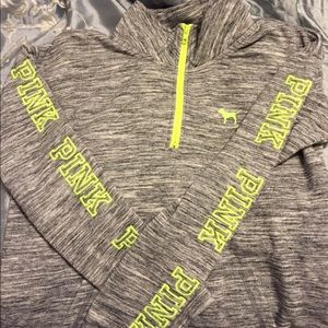 Pink by Victoria's Secret half-zip