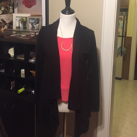 Black cardigan