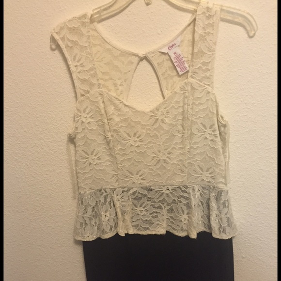 Candies XL Black/Cream Dress