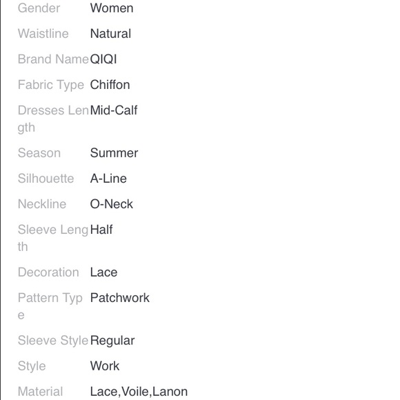 HPπππ Casual Lace Party Dress - Picture 4 of 4