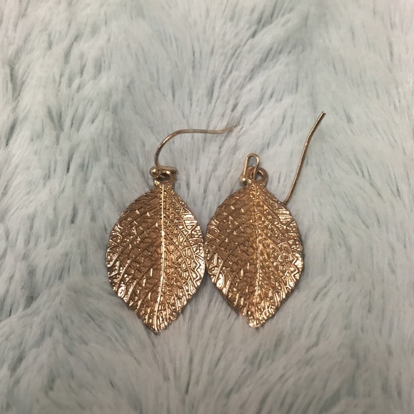 Gold earrings