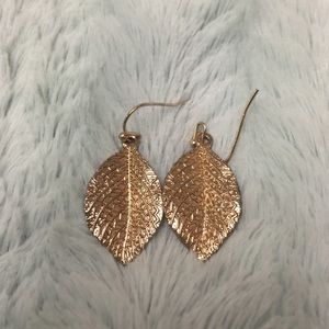Gold earrings
