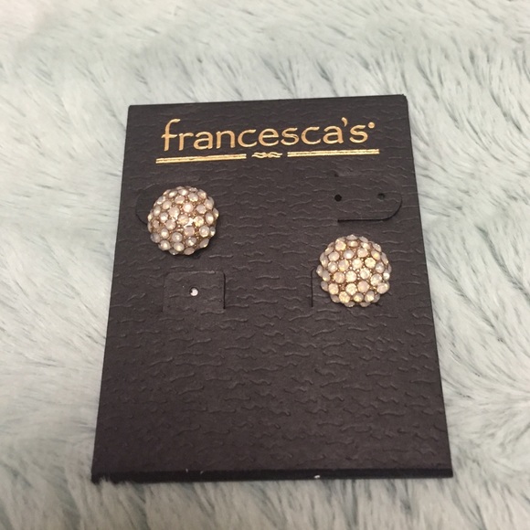 Francesca's studded earrings never worn