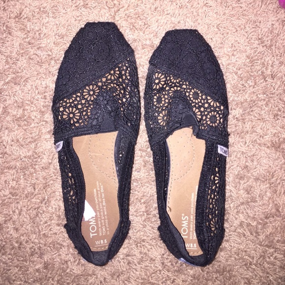 TOMS black lace