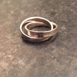 Tiffany & Co 1837 Silver Interlocking Rings