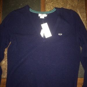 Brand new Dark blue vineyard vines sweater