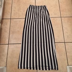 Brandy Melville long striped skirt