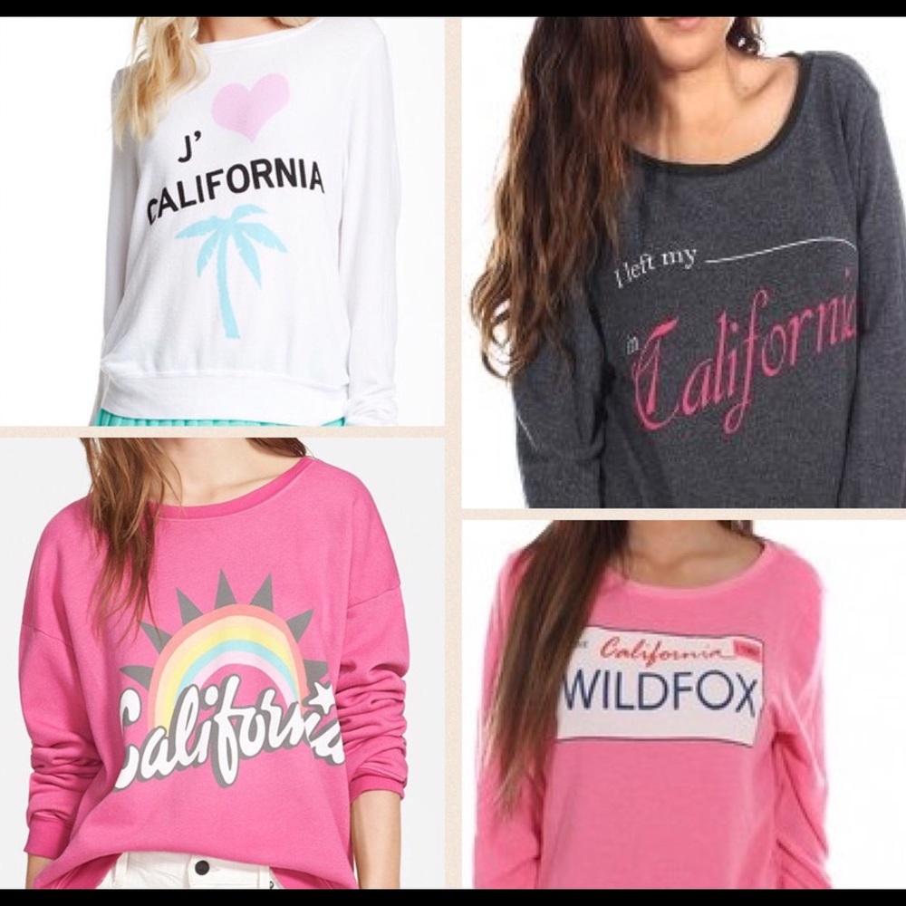 ISO Wildfox California jumpers sweaters