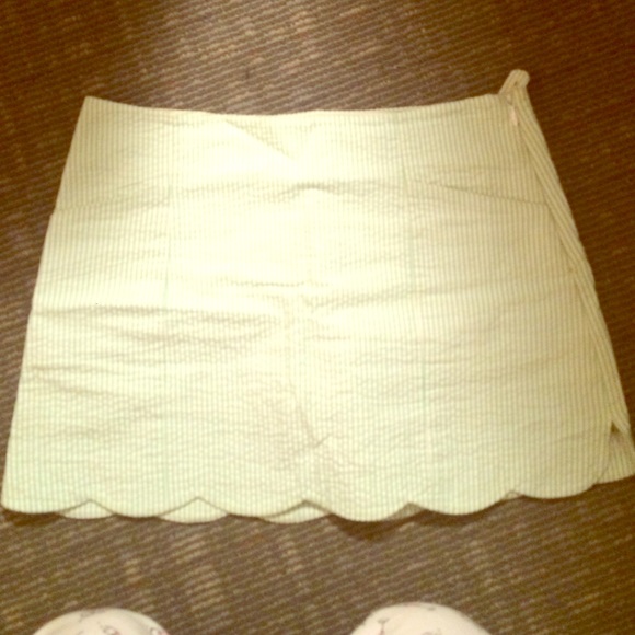 Lily Pulitzer seersucker skirt