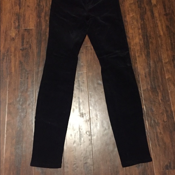 J Brand black skinny corduroy jeans